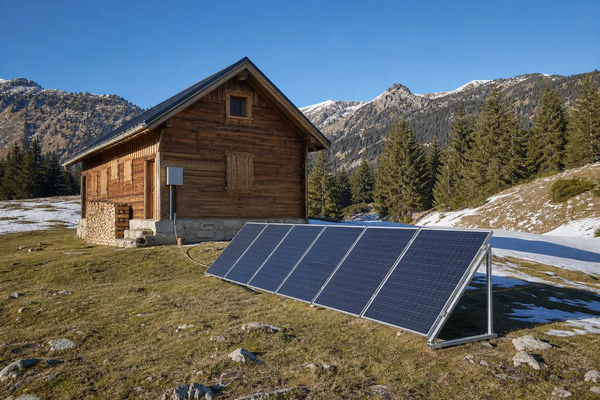 Kit solaire autonome 230V : chalet et habitat hors réseau