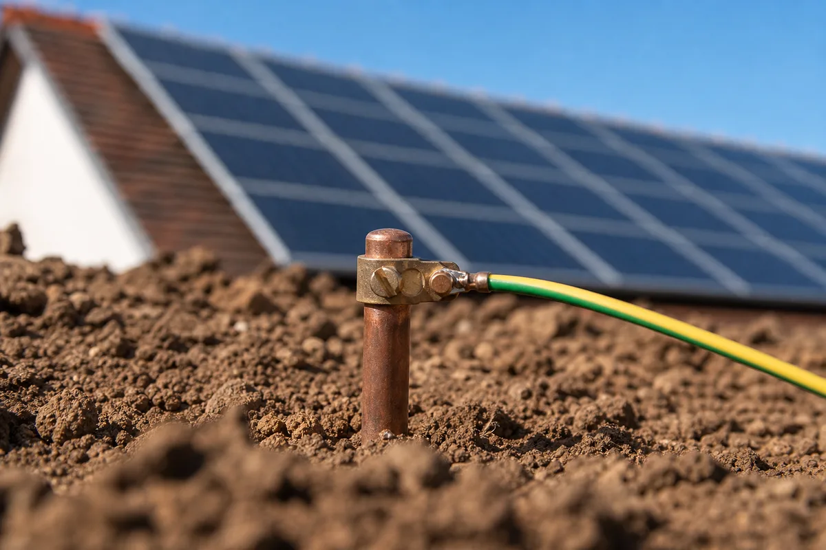 Piquet de terre photovoltaïque : longueur et résistivité